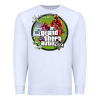 White Grand Theft Auto Premium Sweatshirt - artisFamous