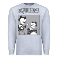 Heather Grey The Queers Premium Sweatshirt - artisFamous