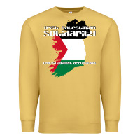 Antique Gold irish palestinian solidarity Premium Sweatshirt - artisFamous
