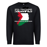 Black irish palestinian solidarity Premium Sweatshirt - artisFamous