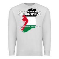 Dove Grey irish palestinian solidarity Premium Sweatshirt - artisFamous