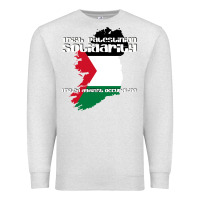 Oatmeal Heather irish palestinian solidarity Premium Sweatshirt - artisFamous