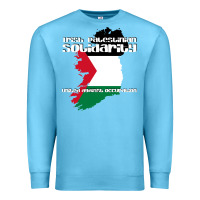 Ocean Blue irish palestinian solidarity Premium Sweatshirt - artisFamous