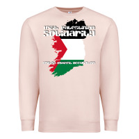 Pale Pink irish palestinian solidarity Premium Sweatshirt - artisFamous