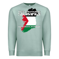 Seafoam irish palestinian solidarity Premium Sweatshirt - artisFamous