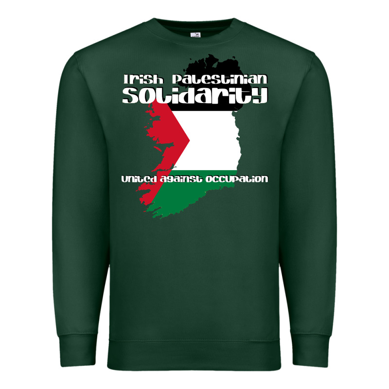 Irish Palestinian Solidarity Premium Sweatshirt by artisFamous | Teevron