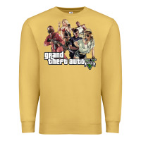Antique Gold Grand Theft Auto Premium Sweatshirt - artisFamous