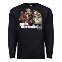 Black Grand Theft Auto Premium Sweatshirt - artisFamous