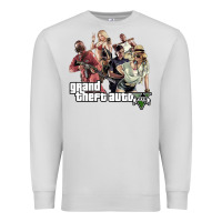 Dove Grey Grand Theft Auto Premium Sweatshirt - artisFamous