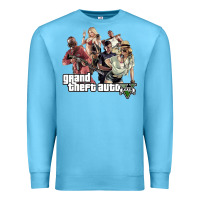 Ocean Blue Grand Theft Auto Premium Sweatshirt - artisFamous