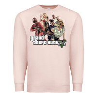 Pale Pink Grand Theft Auto Premium Sweatshirt - artisFamous