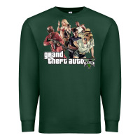 Sports Green Grand Theft Auto Premium Sweatshirt - artisFamous