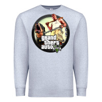Heather Grey Grand Theft Auto Premium Sweatshirt - artisFamous