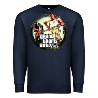 Navy Grand Theft Auto Premium Sweatshirt - artisFamous