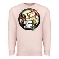 Pale Pink Grand Theft Auto Premium Sweatshirt - artisFamous