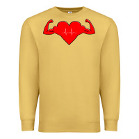 Antique Gold Healthy Heart Premium Sweatshirt - artisFamous