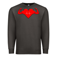Smoke Healthy Heart Premium Sweatshirt - artisFamous
