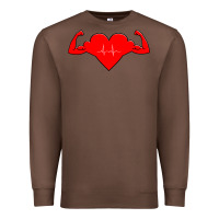 Chestnut Healthy Heart Premium Sweatshirt - artisFamous