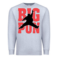 Heather Grey Big Pun Premium Sweatshirt - artisFamous