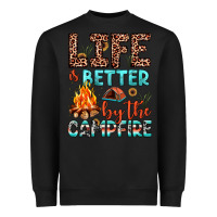 Black life is better by the campfire Heavyweight Sweatshirt - JahusDesignShop