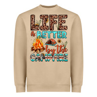 Mushroom life is better by the campfire Heavyweight Sweatshirt - JahusDesignShop