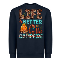 Navy life is better by the campfire Heavyweight Sweatshirt - JahusDesignShop