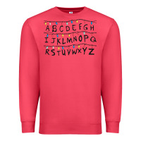Cardinal Stranger Lights Alphabet Premium Sweatshirt - artisFamous