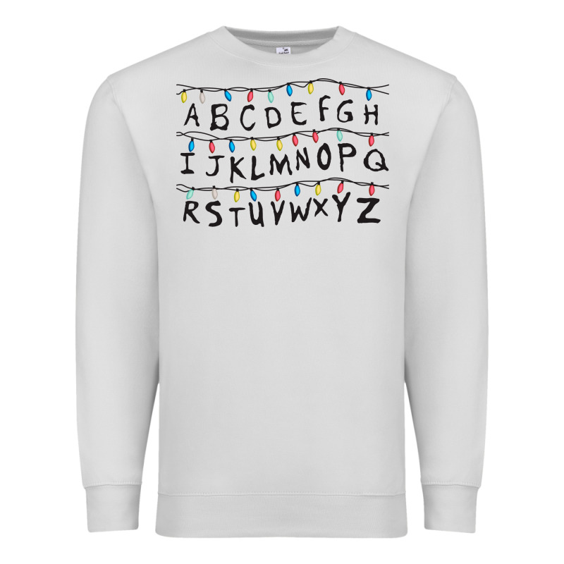 Stranger Lights Alphabet Premium Sweatshirt by artisFamous | Teevron