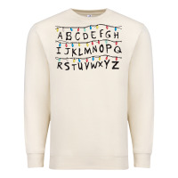 Sandshell Stranger Lights Alphabet Premium Sweatshirt - artisFamous