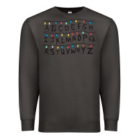 Smoke Stranger Lights Alphabet Premium Sweatshirt - artisFamous
