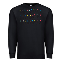 Black Stranger Lights Alphabet Premium Sweatshirt - artisFamous