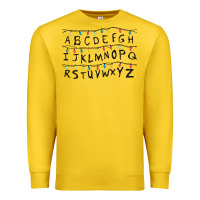 Lemon Stranger Lights Alphabet Premium Sweatshirt - artisFamous