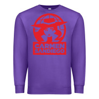 Purple carmen sandiego Premium Sweatshirt - artisFamous