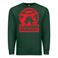 Sports Green carmen sandiego Premium Sweatshirt - artisFamous