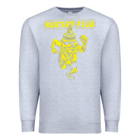 Heather Grey mustard plug Premium Sweatshirt - artisFamous