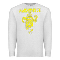 Oatmeal Heather mustard plug Premium Sweatshirt - artisFamous