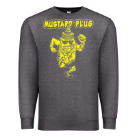 Charcoal Heather mustard plug Premium Sweatshirt - artisFamous