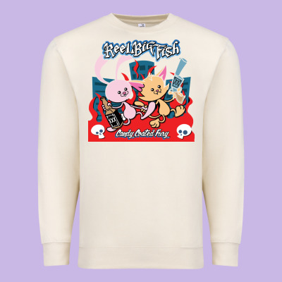 Reel Big Fish Candy Coated Fury Premium Sweatshirt Designed By Artisfamous