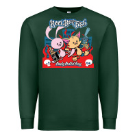 Sports Green reel big fish candy coated fury Premium Sweatshirt - artisFamous