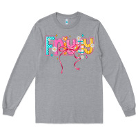 Heather Grey friyay Long Sleeve Tee - CowhideDigitalArt