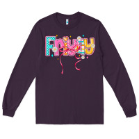Plum friyay Long Sleeve Tee - CowhideDigitalArt