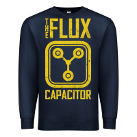 Navy Back to the future flux capacitor Premium Sweatshirt - artisFamous
