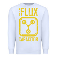 White Back to the future flux capacitor Premium Sweatshirt - artisFamous