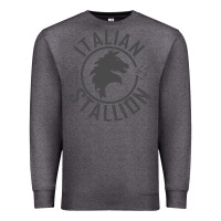 Charcoal Heather Italian Stallion Premium Sweatshirt - artisFamous