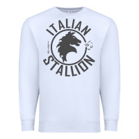 White Italian Stallion Premium Sweatshirt - artisFamous
