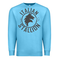 Ocean Blue Italian Stallion Premium Sweatshirt - artisFamous