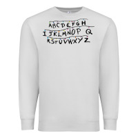 Dove Grey stranger alphabets funny Premium Sweatshirt - artisFamous