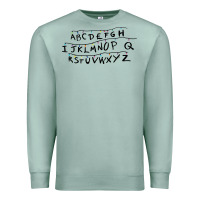 Seafoam stranger alphabets funny Premium Sweatshirt - artisFamous