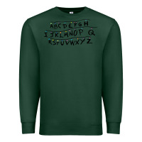 Sports Green stranger alphabets funny Premium Sweatshirt - artisFamous