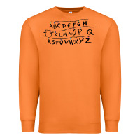 Carrot stranger alphabets funny Premium Sweatshirt - artisFamous